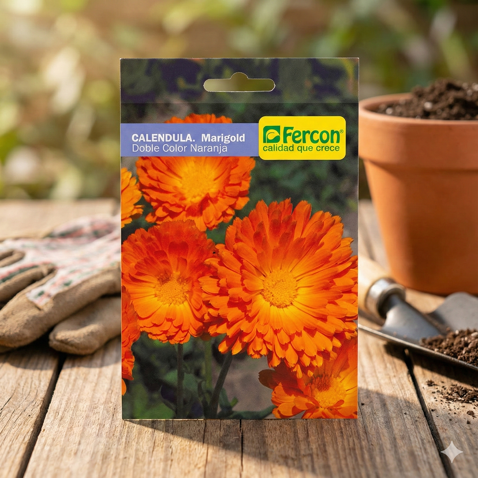 Semillas Aromaticas Calendula Naranja Fercon - Imagen 4