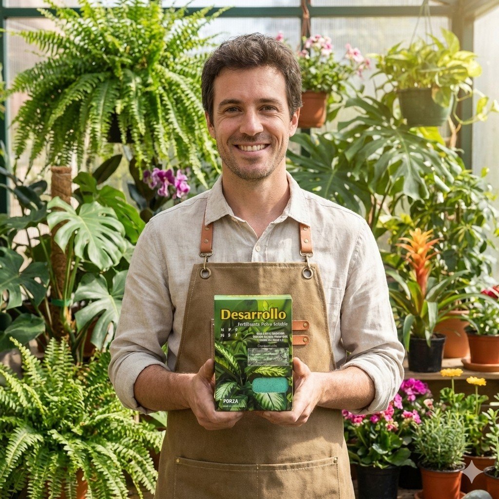 Fertilizante en Polvo Desarrollo 100g Forza en escenario profesional 1