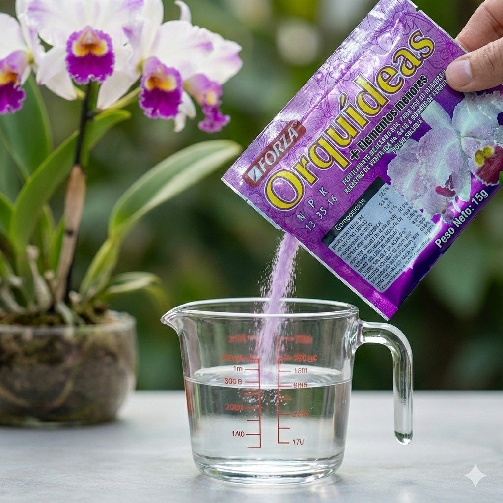 Fertilizante para Orquídeas 15g Forza en escenario profesional 4