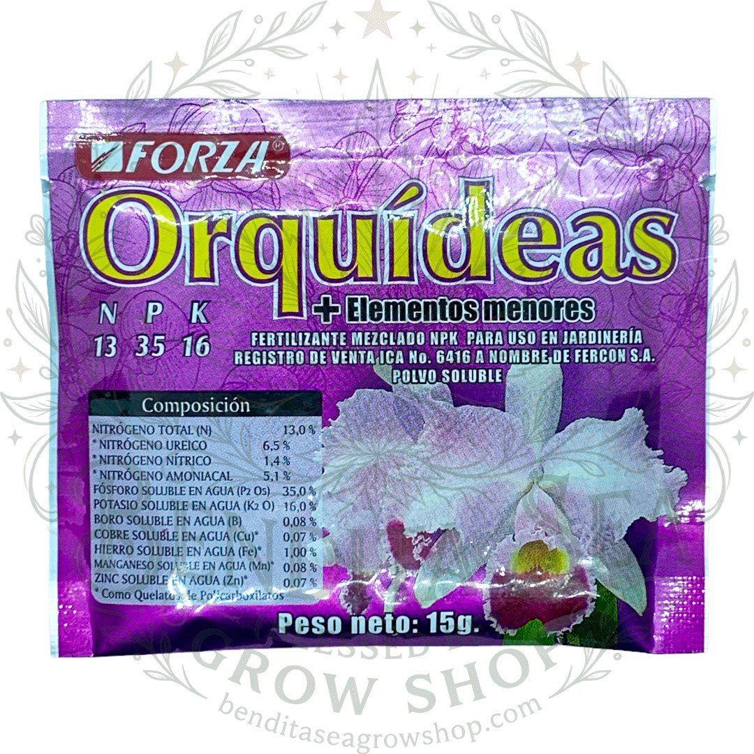 Fertilizante para Orquídeas 15g Forza con marca de agua