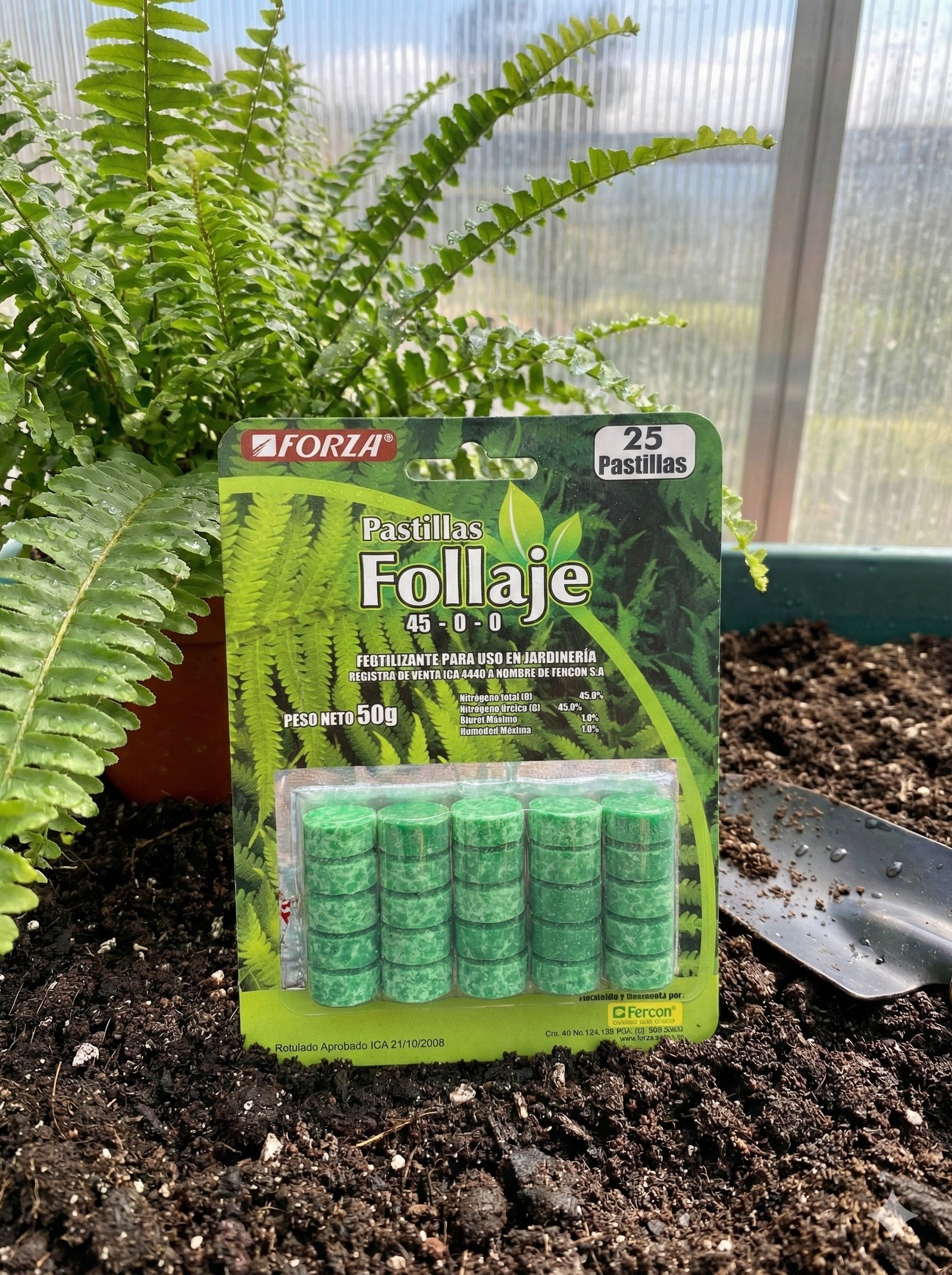 Pastillas de Nutrientes Follaje x25 Forza en escenario profesional 2