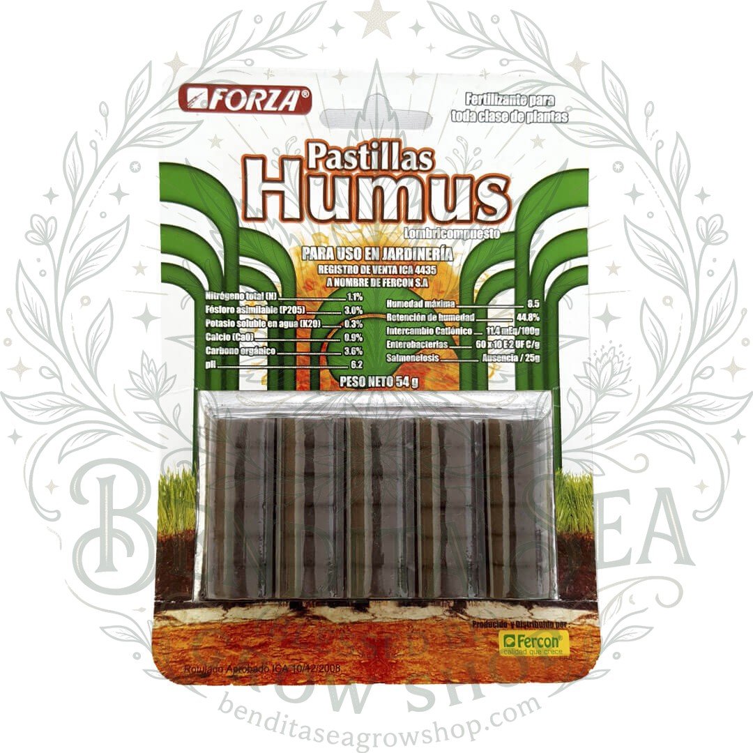 Pastillas de Humus x30 Forza con marca de agua