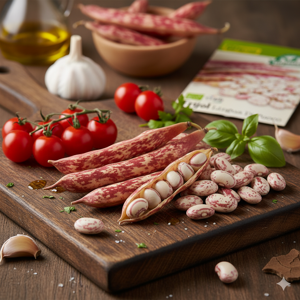 Semillas Hortalizas Frijol Lingua Di Fuoco - Imagen 4