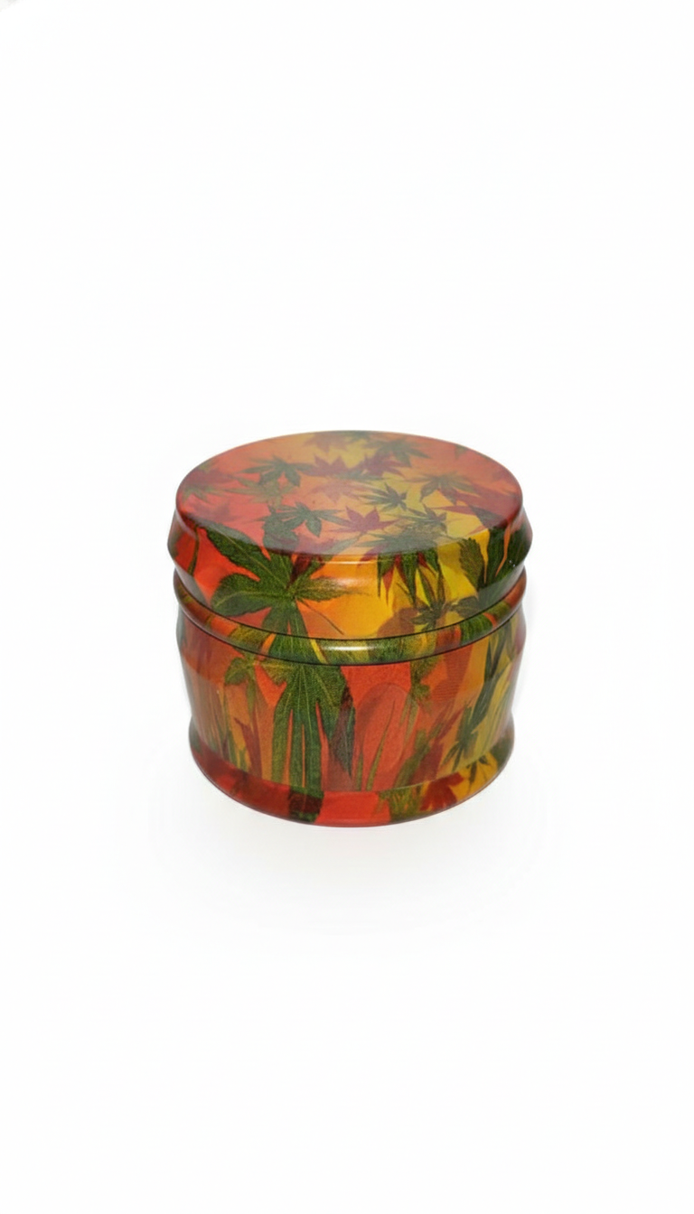 GRINDER METALICO 4 PARTES HOJAS ESTAMPADO - Imagen 3