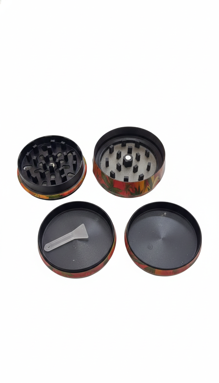 GRINDER METALICO 4 PARTES HOJAS ESTAMPADO - Imagen 6