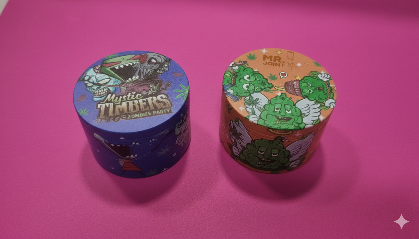 GRINDER METALICO 4 PARTES GRANDE DISEÑOS - Imagen 5