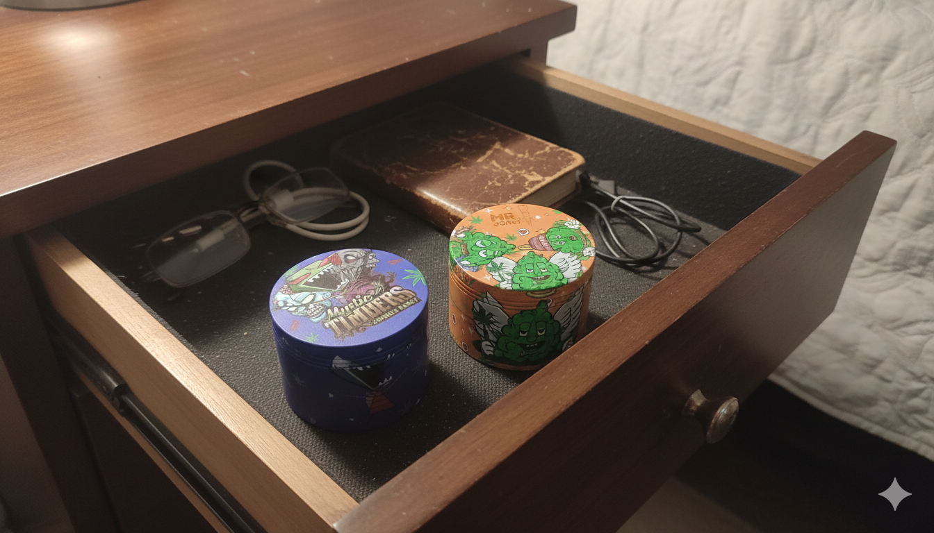 GRINDER METALICO 4 PARTES GRANDE DISEÑOS - Imagen 4