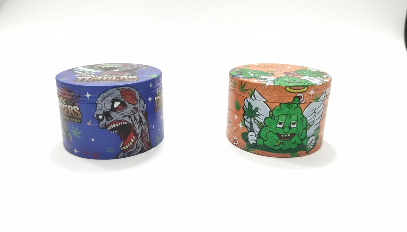 GRINDER METALICO 4 PARTES GRANDE DISEÑOS - Imagen 6