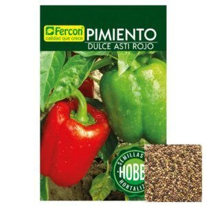 Semillas de PIMIENTO DULCE ASTI ROJO Fercon para huerto en casa