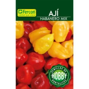 Mix de Ají Habanero fresco con colores rojos y naranjas