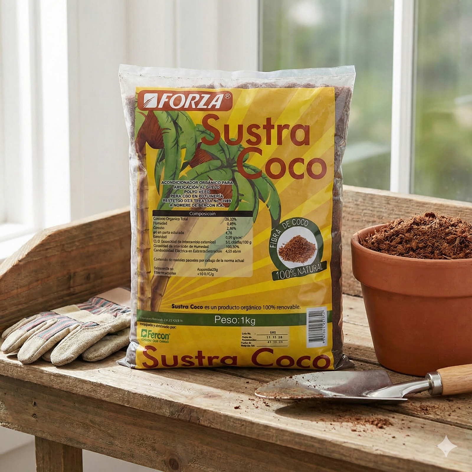 Sustrato Coco Sustracoco 1 Kg Fercon - Imagen 3