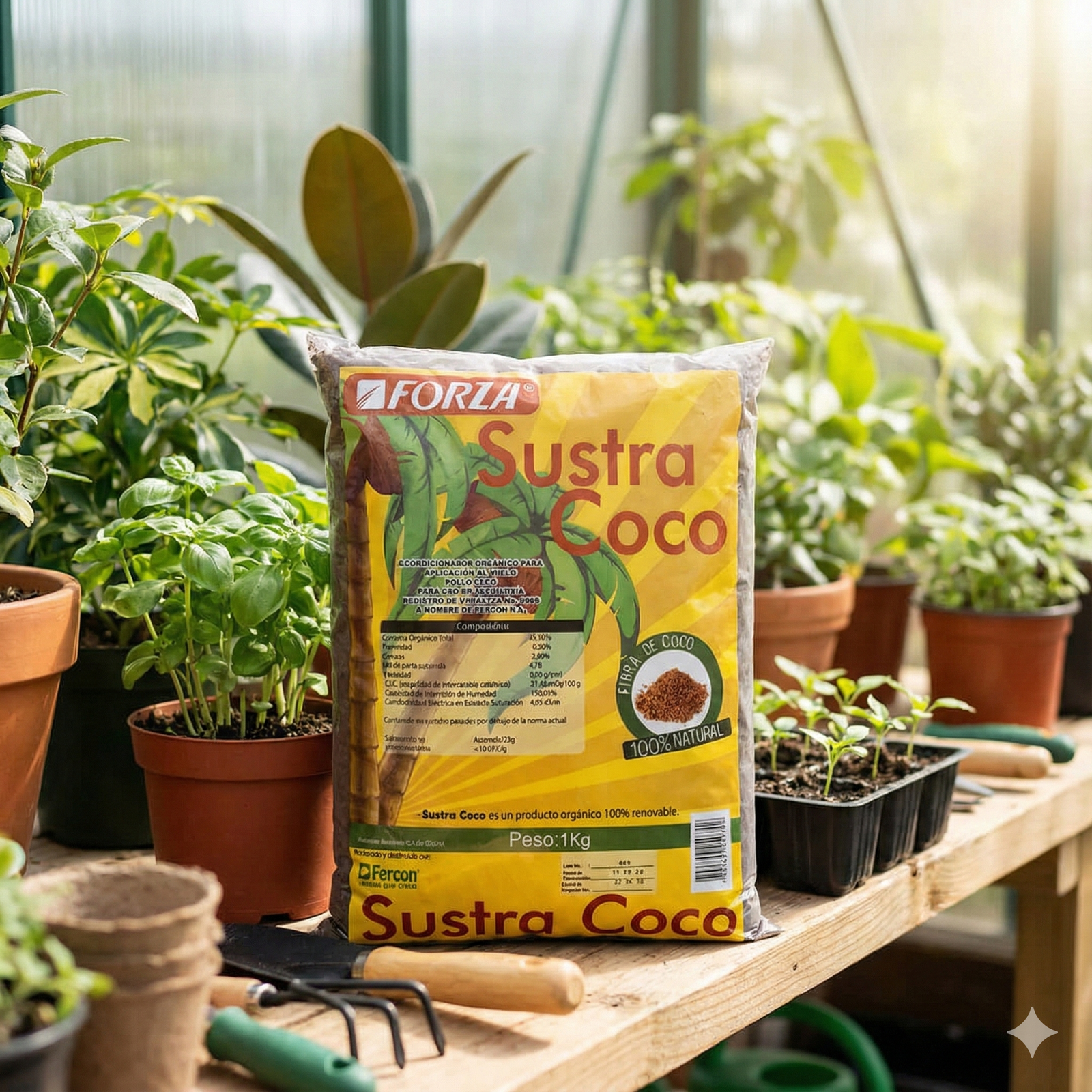 Sustrato Coco Sustracoco 1 Kg Fercon - Imagen 5