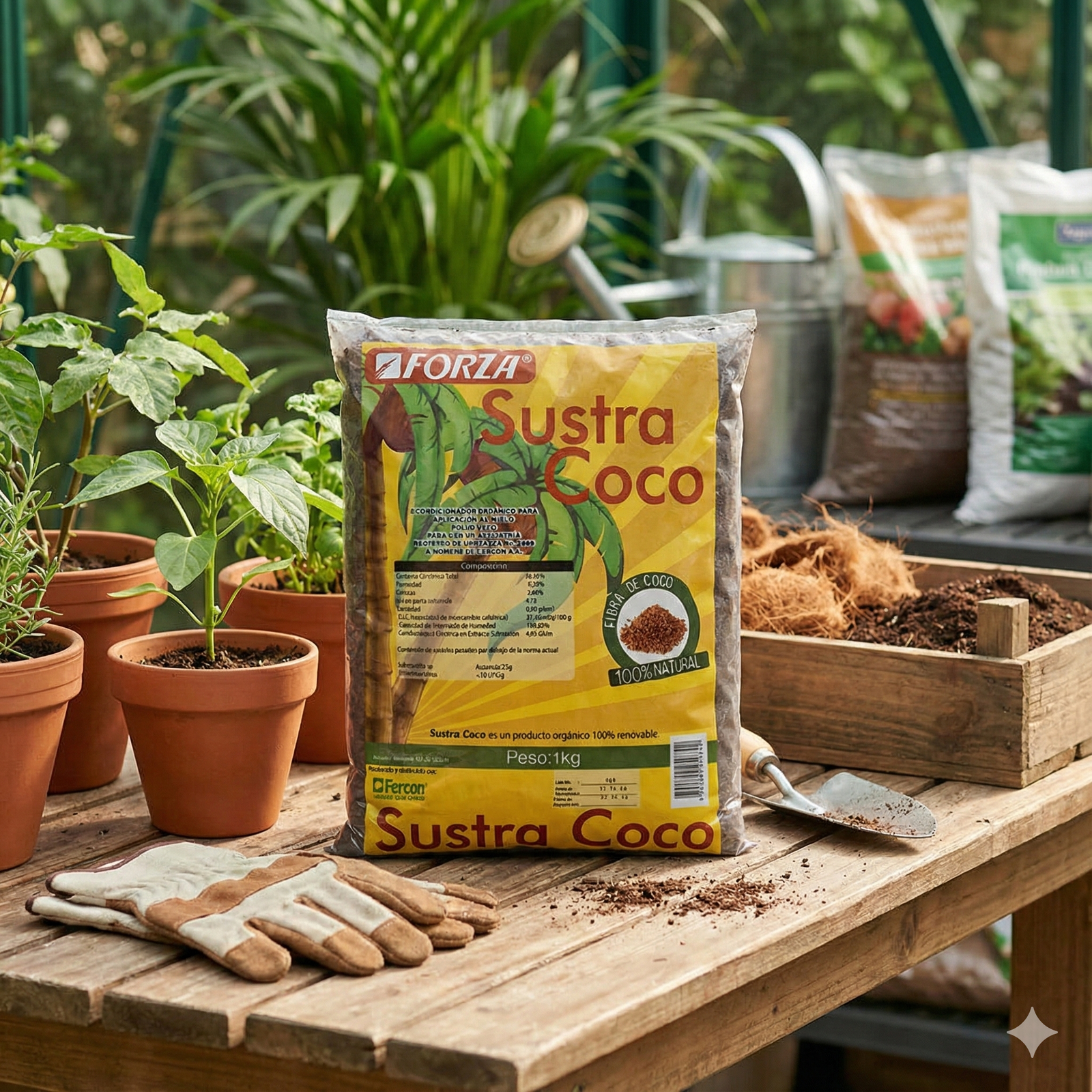 Sustrato Coco Sustracoco 1 Kg Fercon - Imagen 8