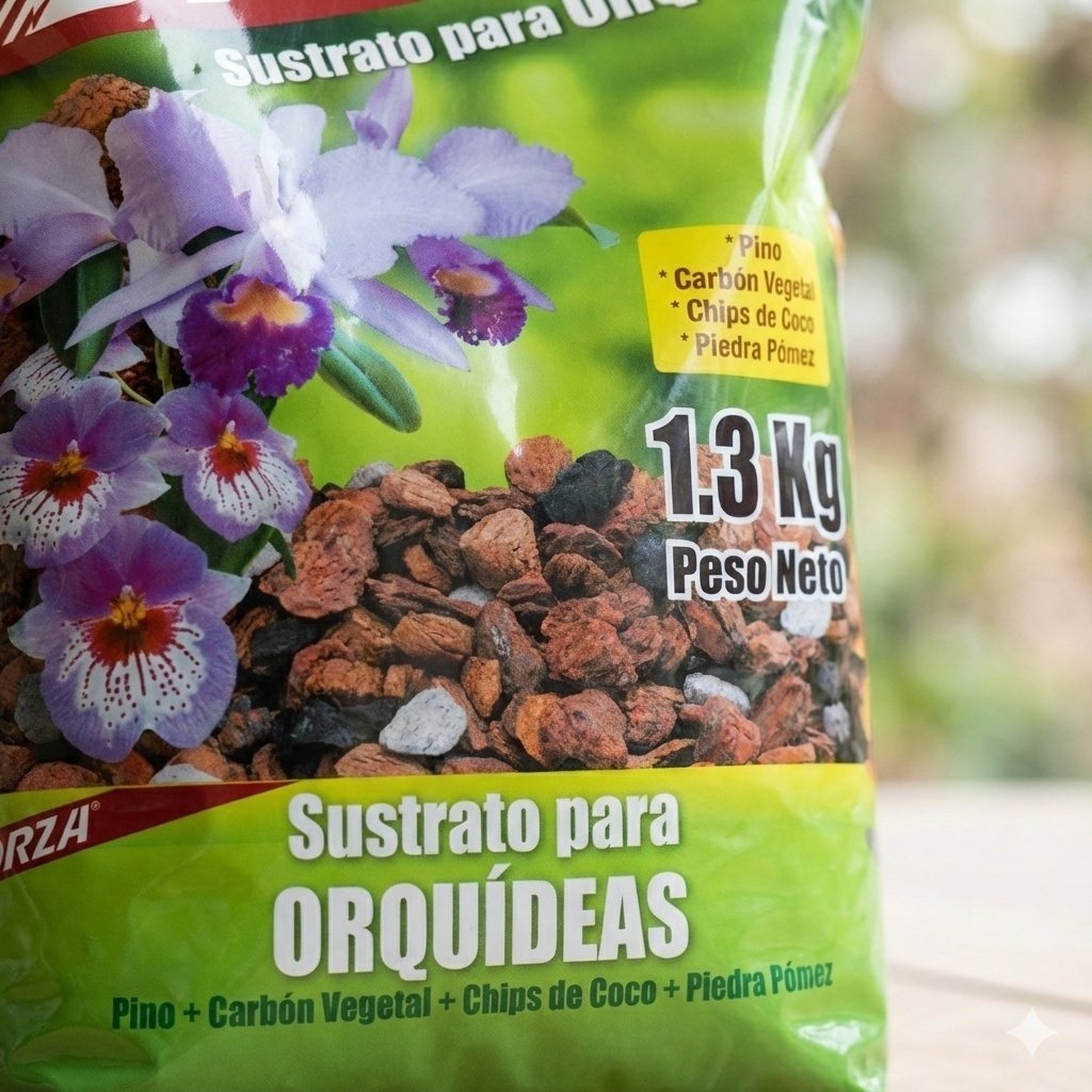 Sustrato Para Orquídeas 1.3kg Foto 3