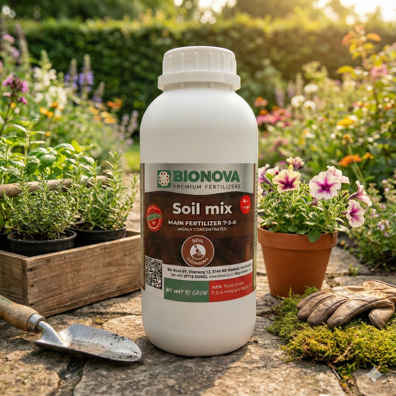 Bionova Soil Mix | Potencia tu Cultivo | Revitalizador de suelo 250ml | 1 Litro - Imagen 4