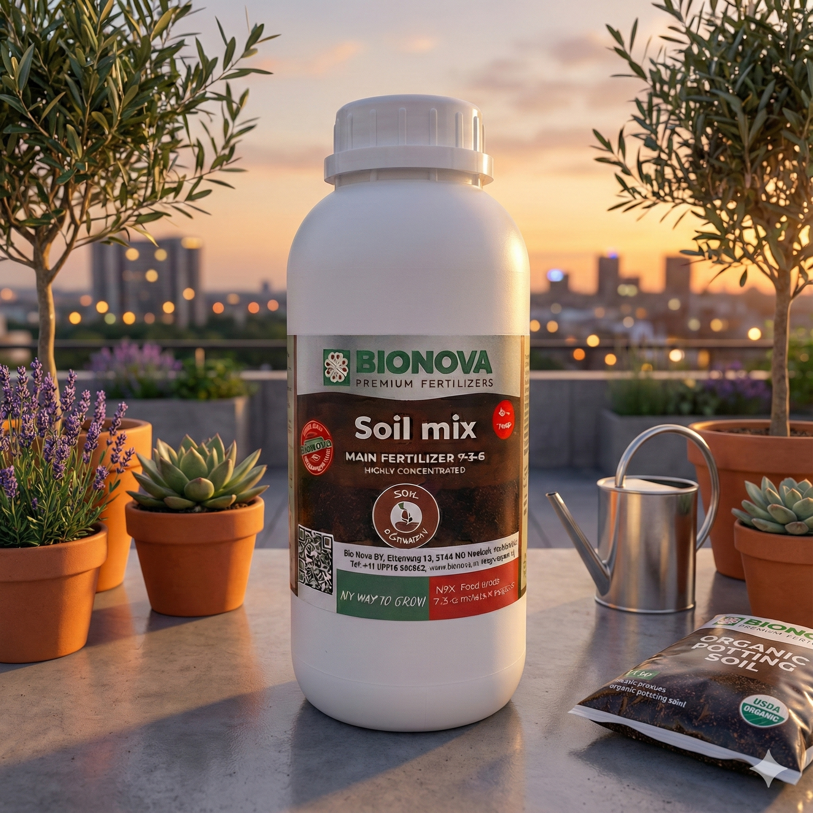 Bionova Soil Mix | Potencia tu Cultivo | Revitalizador de suelo 250ml | 1 Litro - Imagen 5