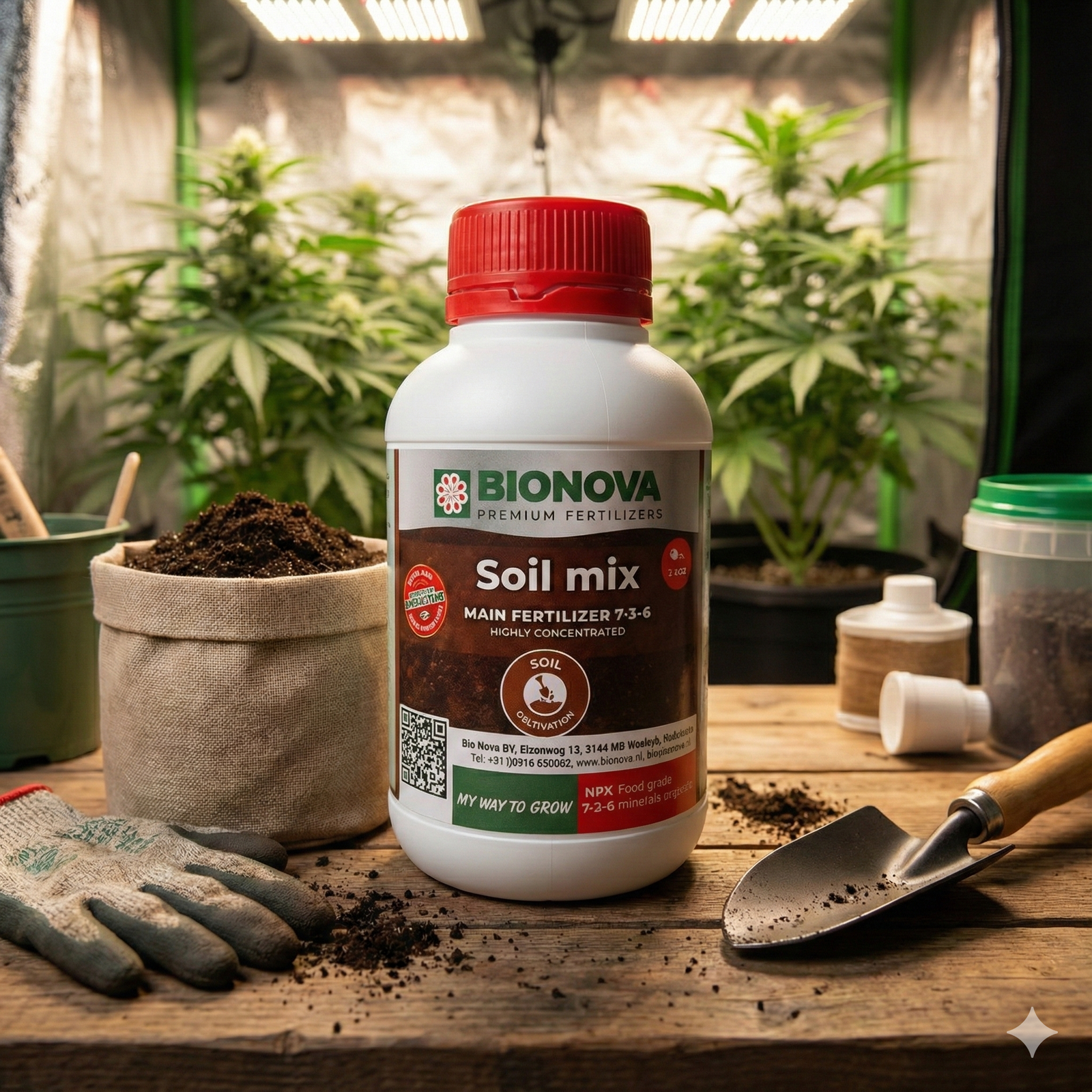 Bionova Soil Mix | Potencia tu Cultivo | Revitalizador de suelo 250ml | 1 Litro - Imagen 6