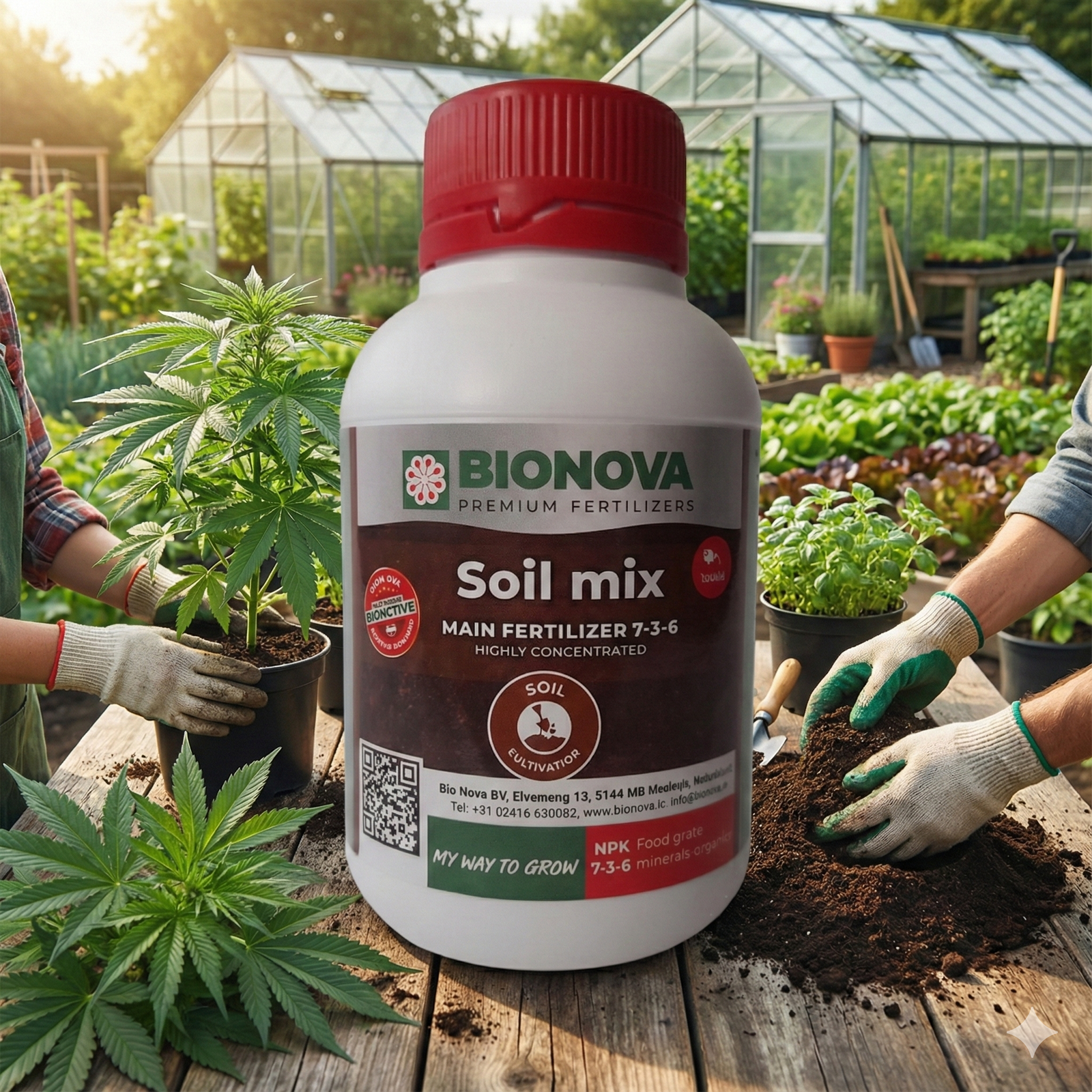 Bionova Soil Mix | Potencia tu Cultivo | Revitalizador de suelo 250ml | 1 Litro - Imagen 7