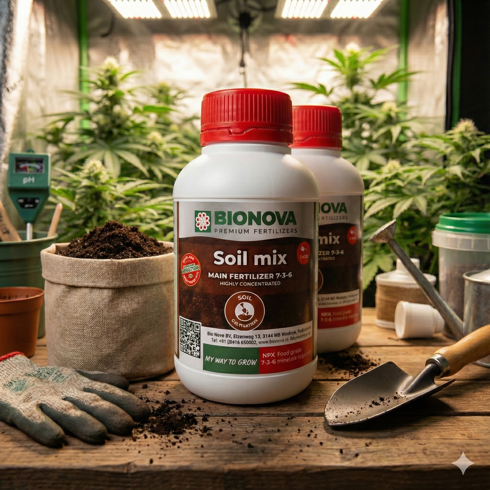 Bionova Soil Mix | Potencia tu Cultivo | Revitalizador de suelo 250ml | 1 Litro - Imagen 10