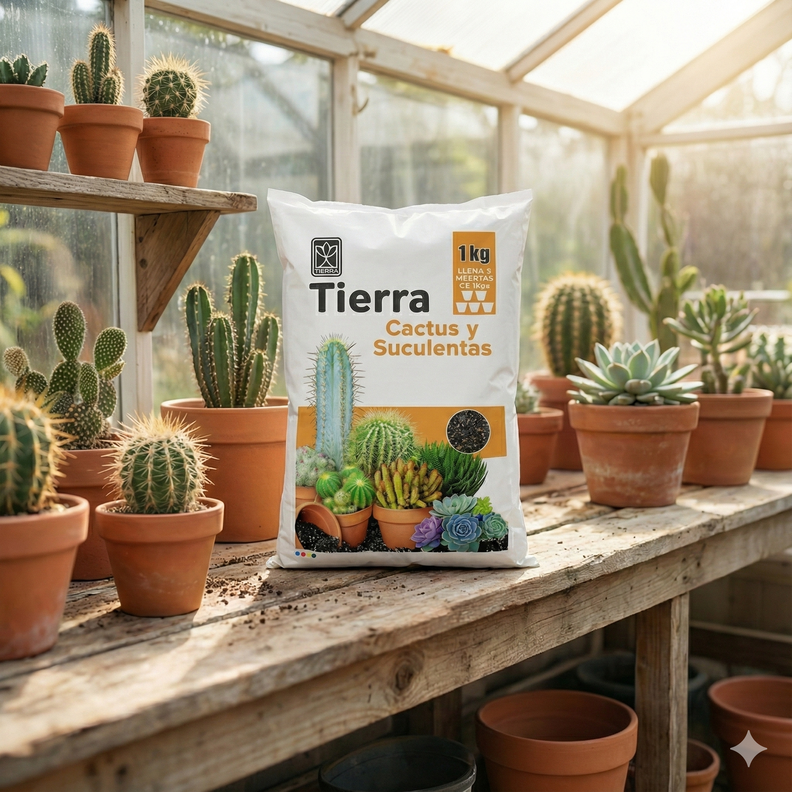 Tierra Cactus y Suculentas 1kg - Imagen 7