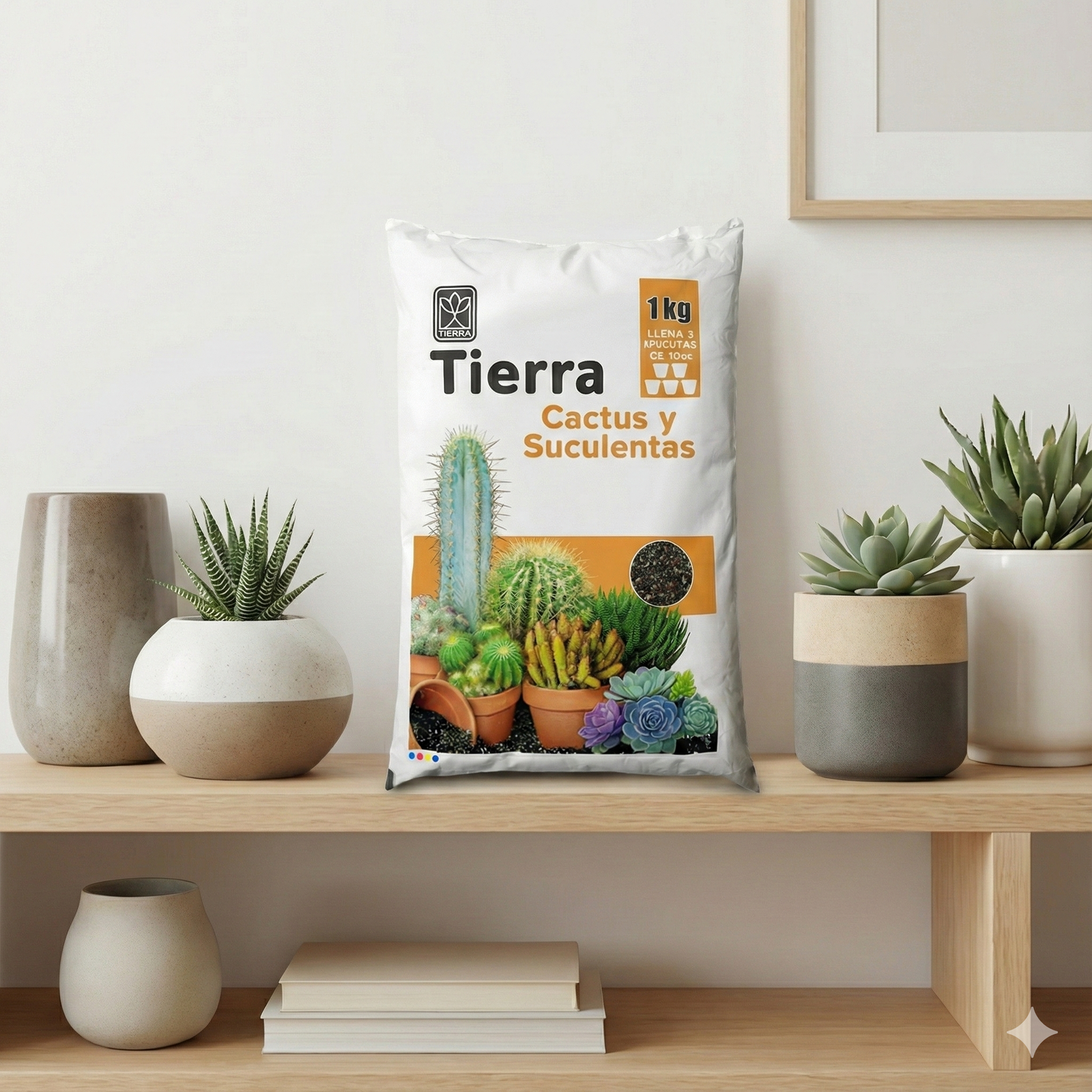 Tierra Cactus y Suculentas 1kg - Imagen 6