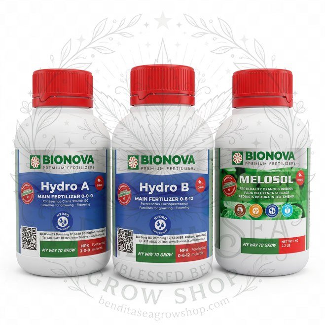 Kit Bionova Tripack con Hydro A, Hydro B y Melosol de 250 ml