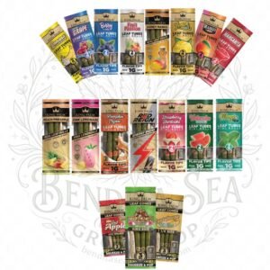 Blunt Wrap King Palm Mini x2: sobres de sabores, sobre fondo blanco