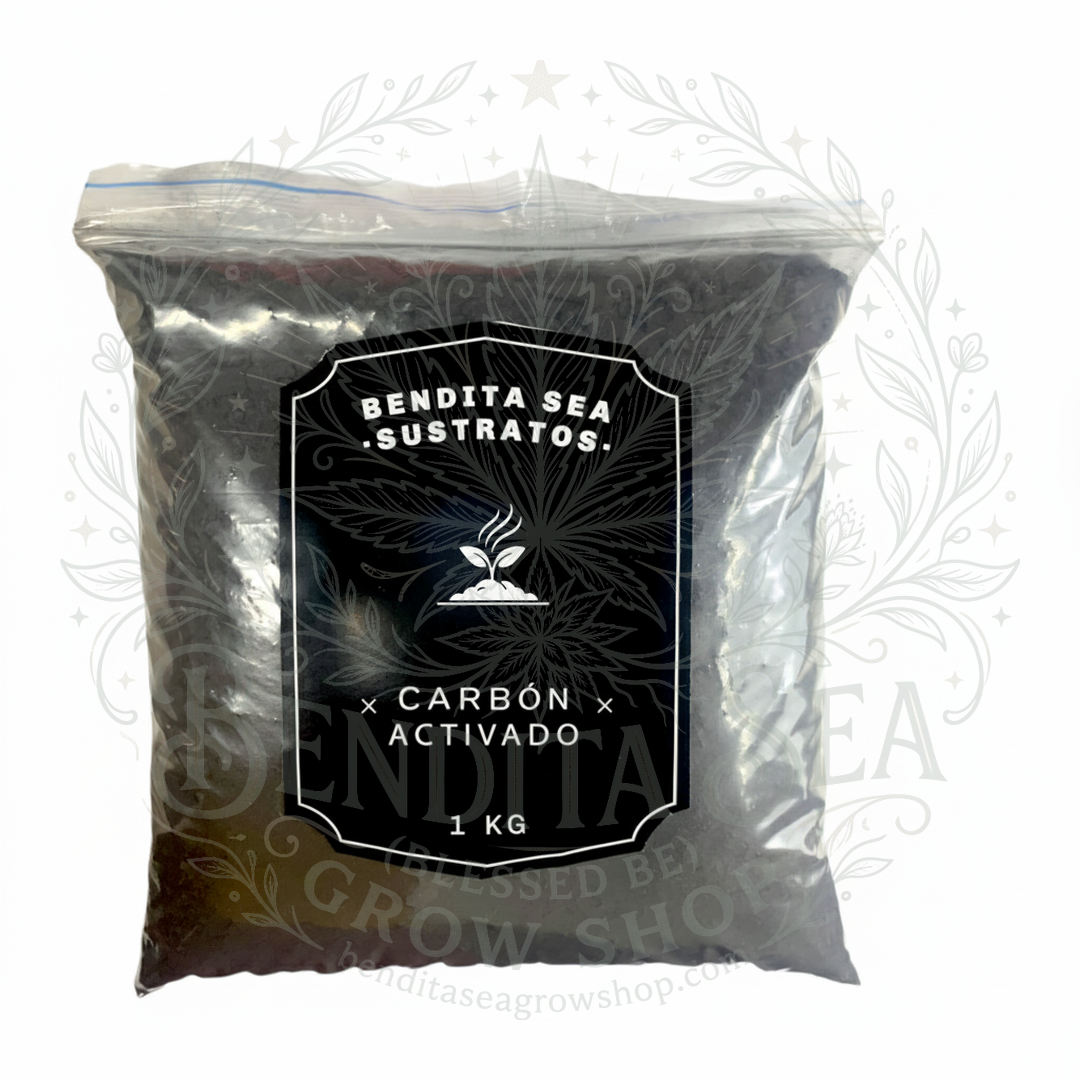 Carbón Activado Bendita Sea 1kg Acondicionador de Sustrato