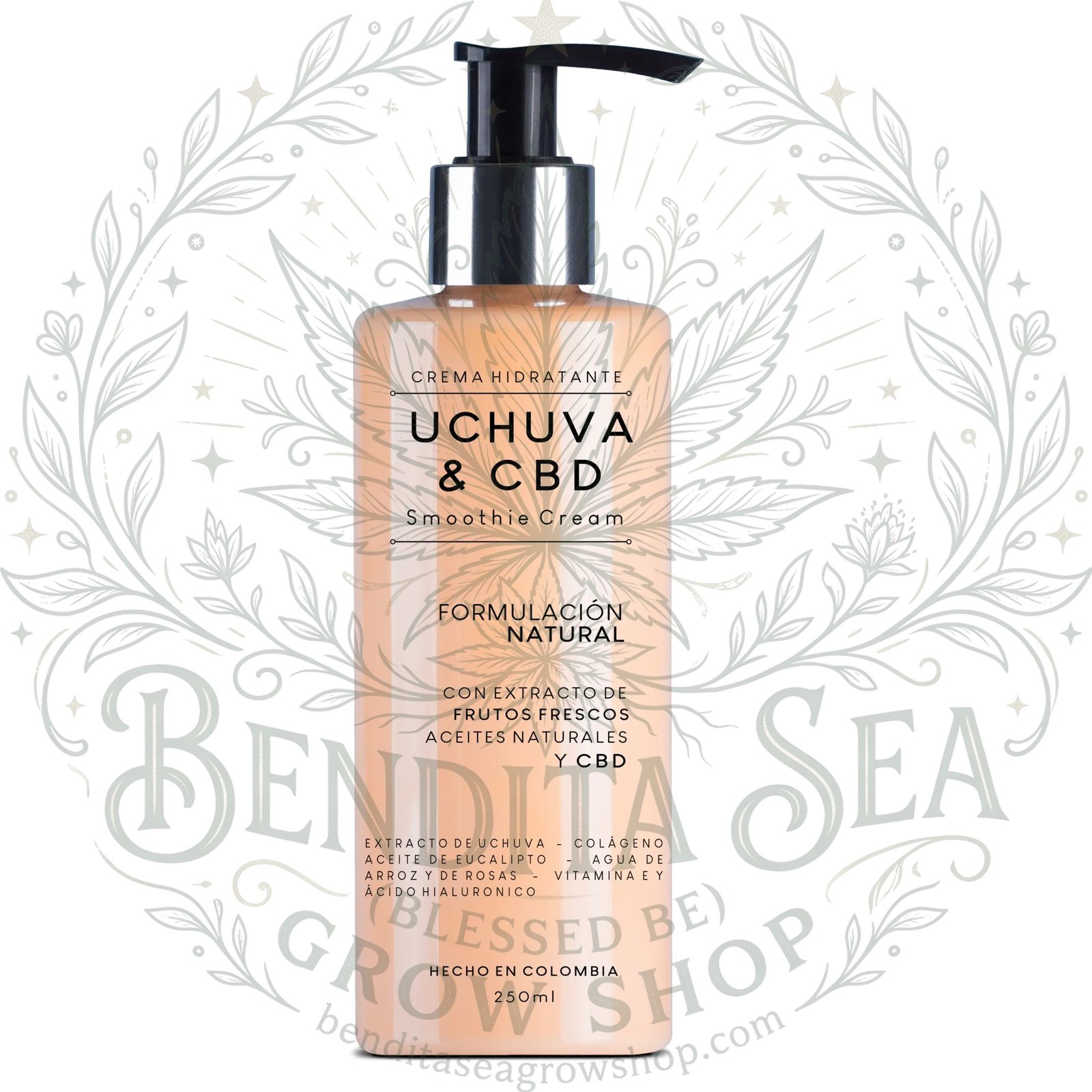 Crema Corporal Uchuva Endotica 250ml con marca de agua