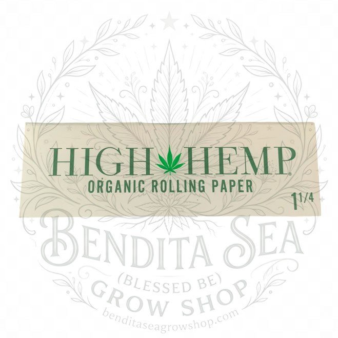 Cueros Papeles High Hemp #9 en su librillo cerrado, sobre fondo blanco