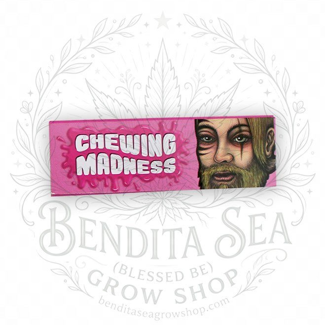 Cueros Papeles Lion Rolling Circus Chewing Madness #9 en su librillo, sobre fondo blanco