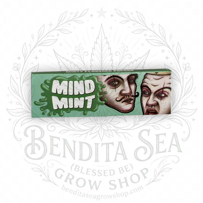Cueros Papeles Lion Rolling Circus Mind Mint #9 en su librillo, sobre fondo blanco