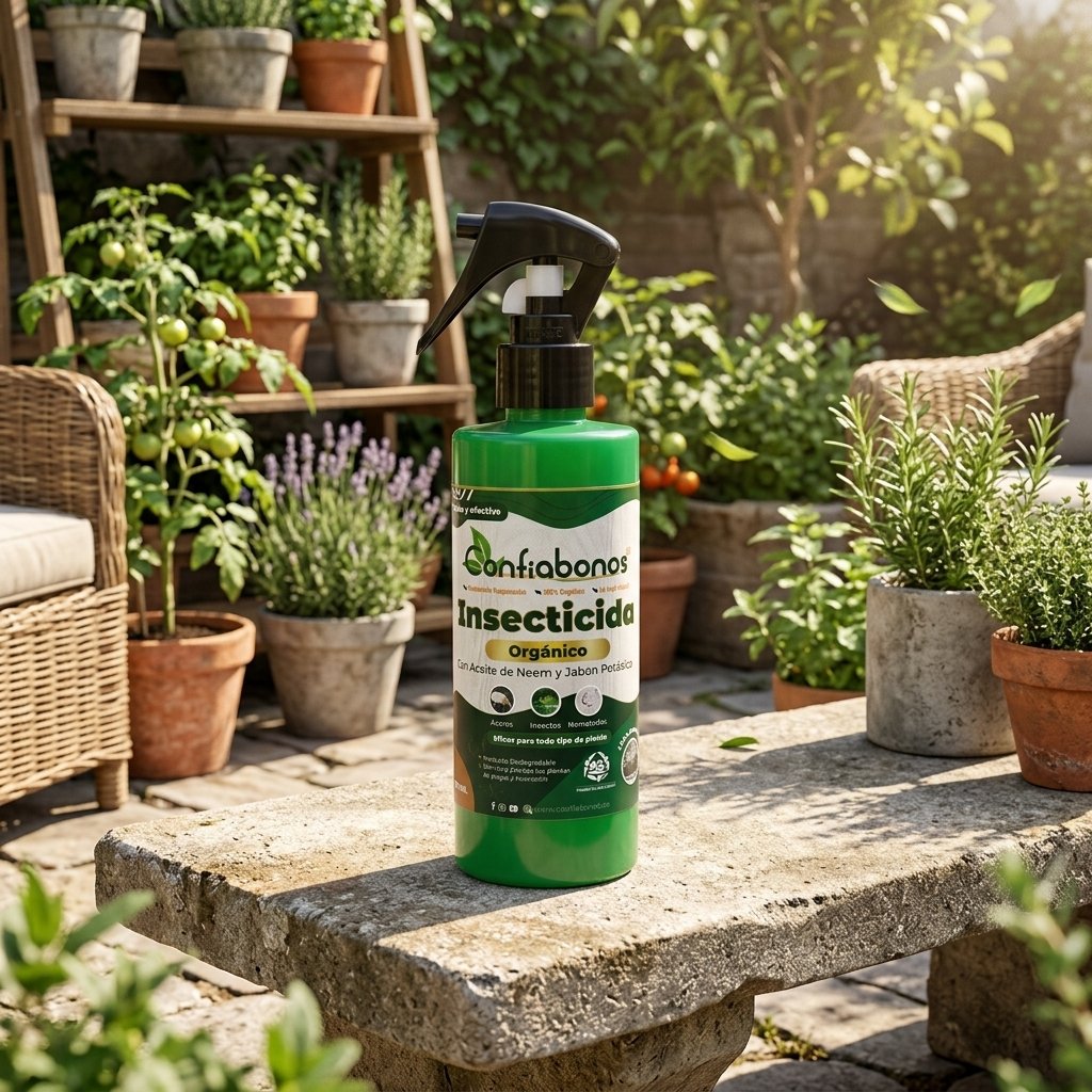 Insecticida Confiabonos 250ml - Imagen de ambientación y uso profesional por IA 3