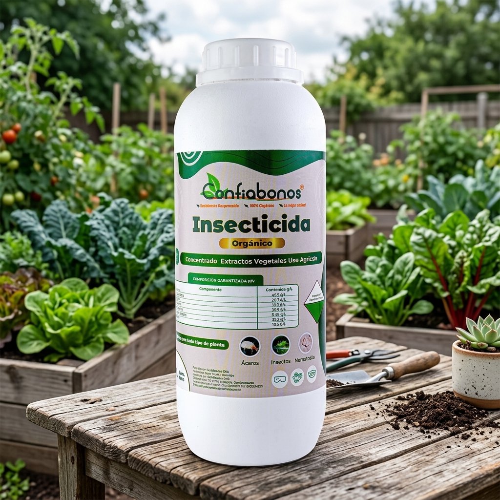 Insecticida Confiabonos 1L - Imagen de ambientación y uso profesional por IA 3