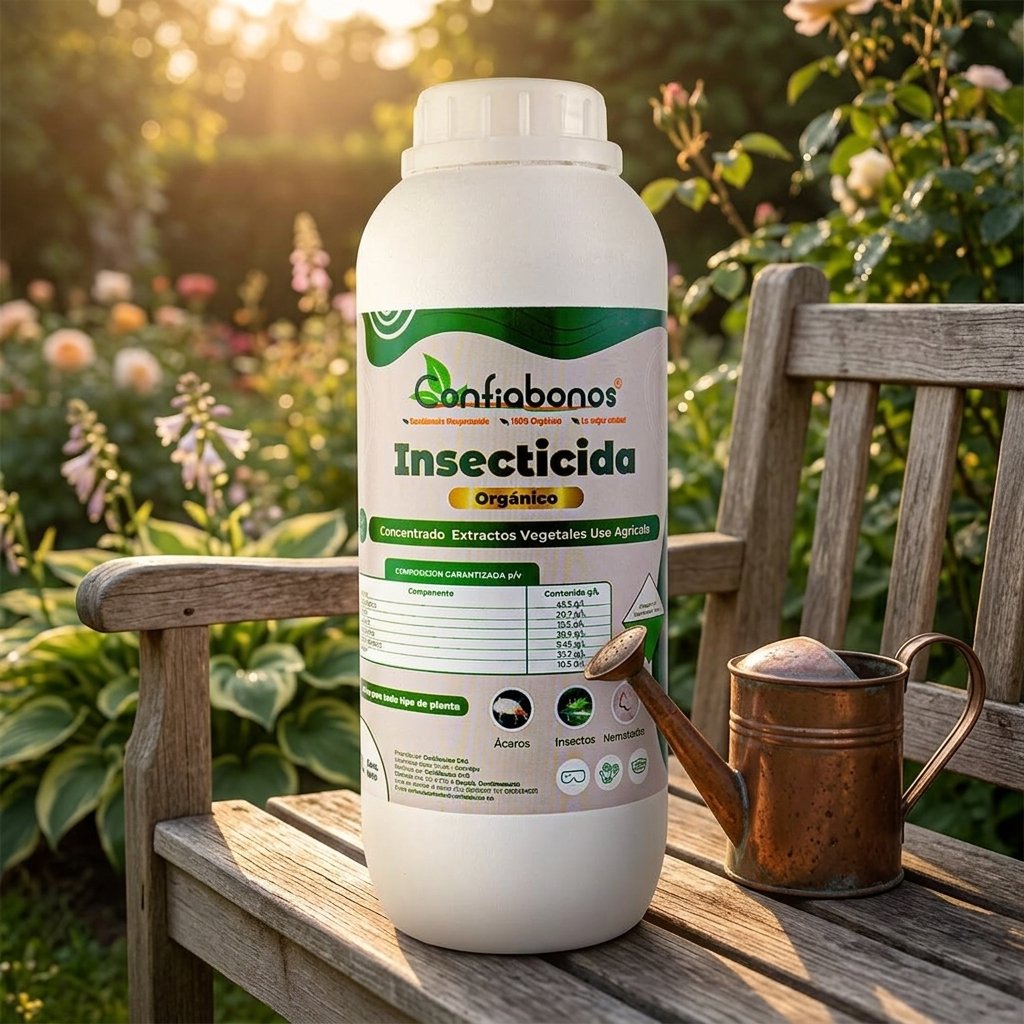 Insecticida Confiabonos 1L - Imagen de ambientación y uso profesional por IA 5