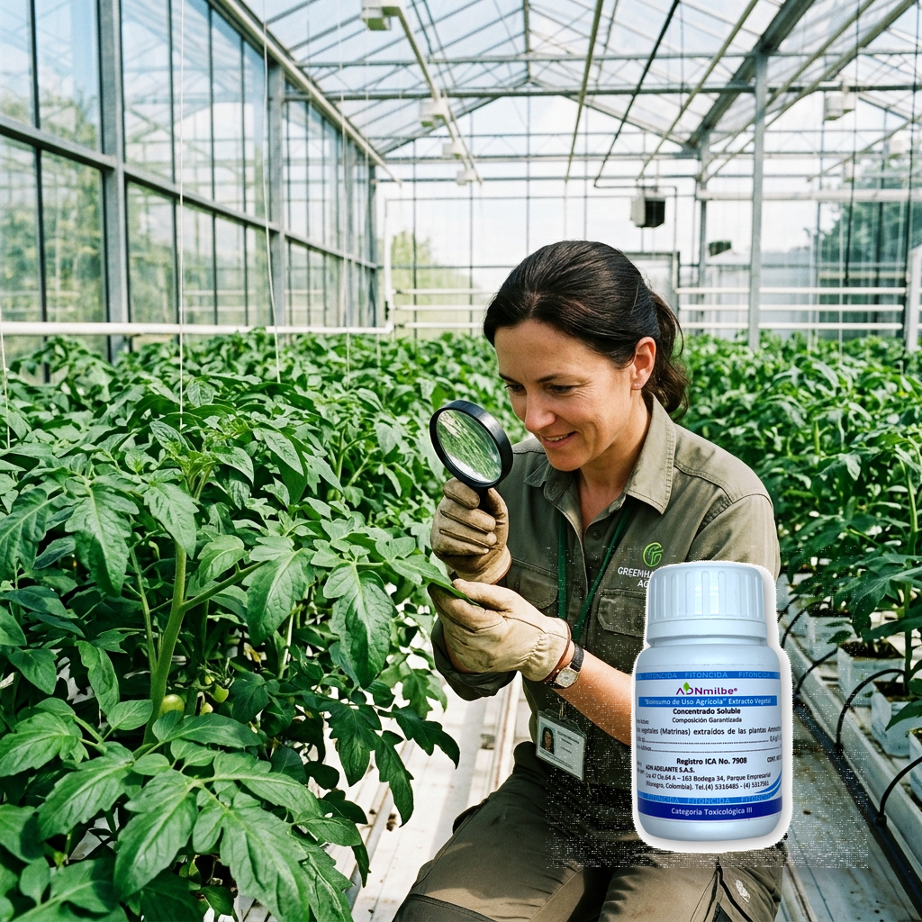 Control de acaros y plagas en jardin con acaricida organico Fercon 3