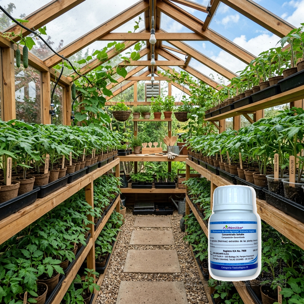 Control de acaros y plagas en jardin con acaricida organico Fercon 5