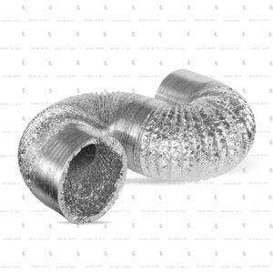 Tubo Ducto De Ventilación Flexible Aluminio 12 Pulgadas 7 Metros