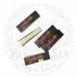 Filtros RAW Black Tips Classic: librillos sueltos sobre fondo blanco