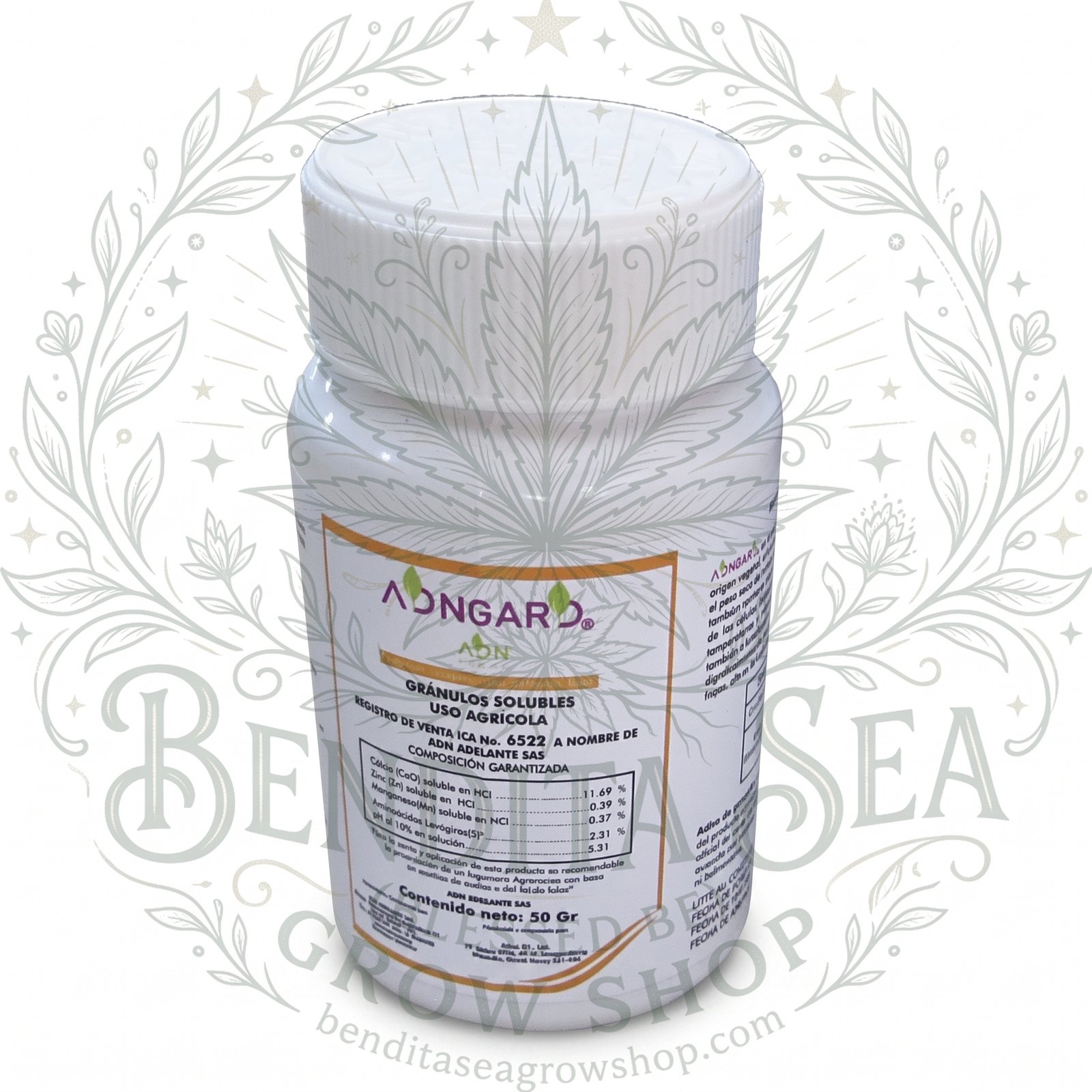 Fungicida Natural ADN Gard 50g Fercon