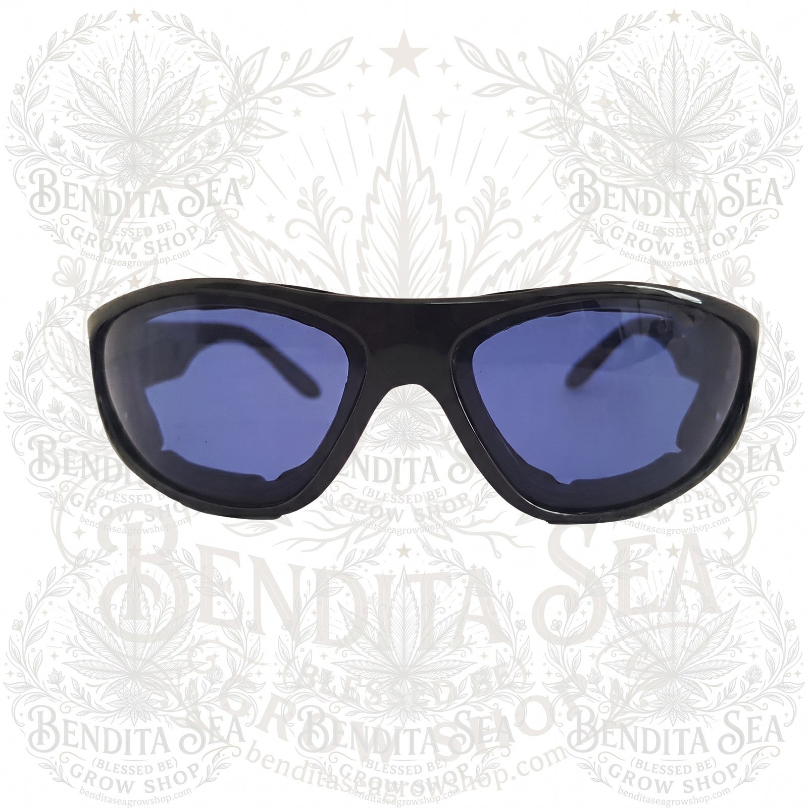 Gafas de protección para cultivo interior Optiprod con lente azul vistas de frente