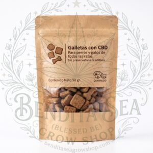 Galletas con CBD para Mascotas 50g Cannalejo con marca de agua