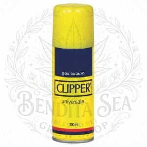 Gas Clipper 100 ml: lata de 100 ml, sobre fondo blanco