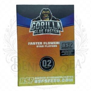 Gorilla Glue #4 FASTER: cogollo de Gorilla Glue #4 FASTER con la marca de agua de Bendita Sea