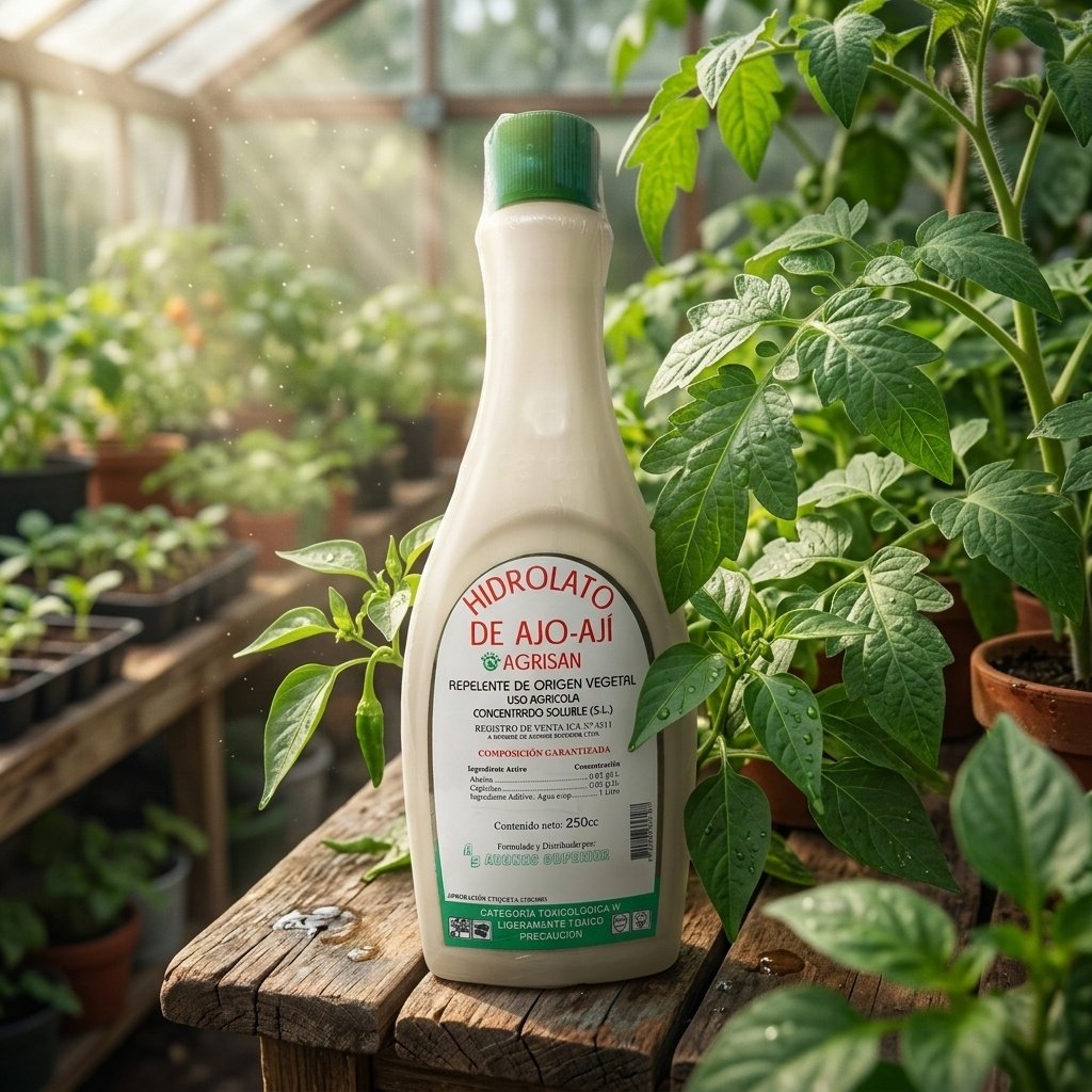 repelente natural de ajo ají para huertos urbanos
