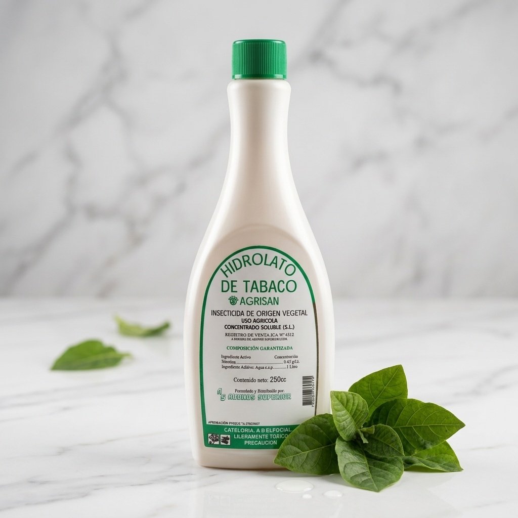 control foliar de mosca blanca y pulgón con tabaco
