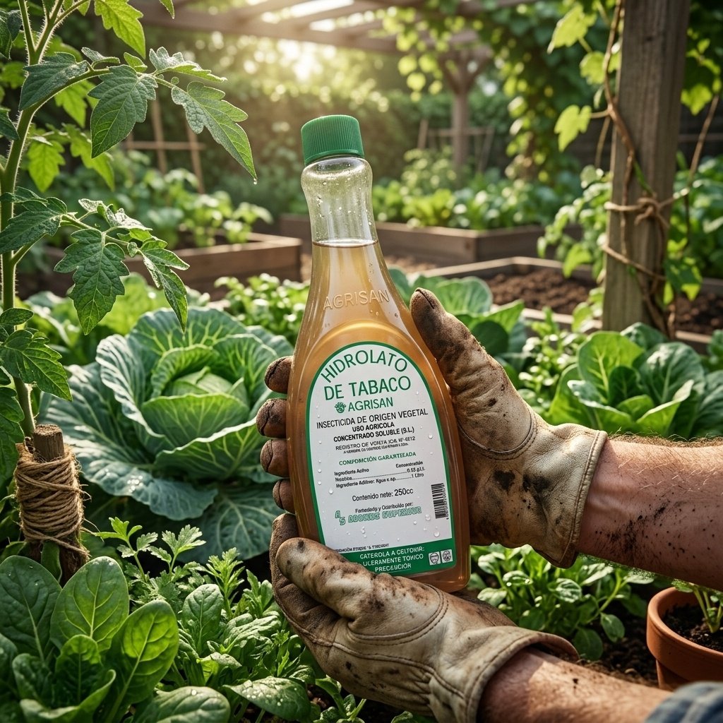 insecticida natural de tabaco para control biológico