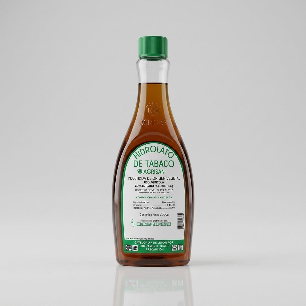 hidrolato de tabaco Agrisan para eliminar larvas masticadoras