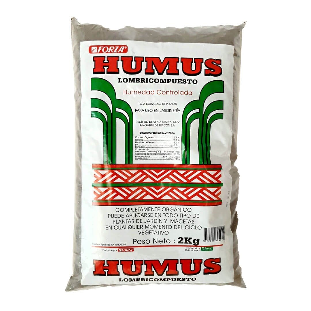 Humus de Lombriz Forza 2kg Blanco