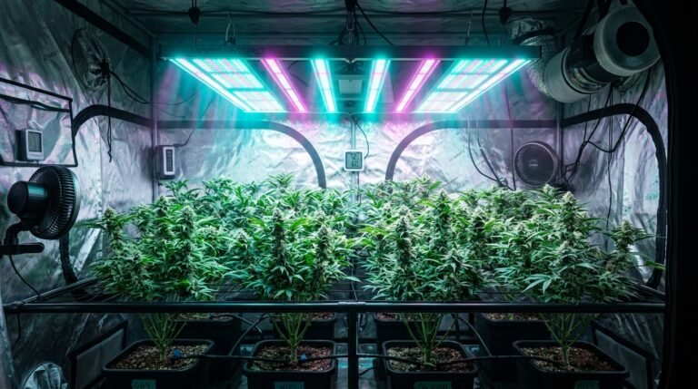 Iluminación en el cultivo de Cannabis
